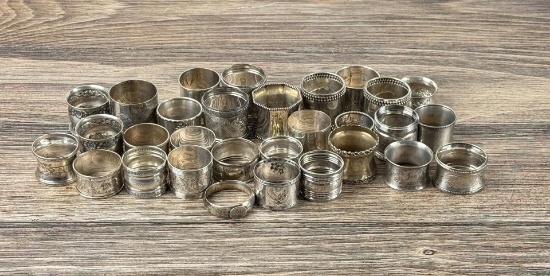 Sterling Silver Napkin Rings