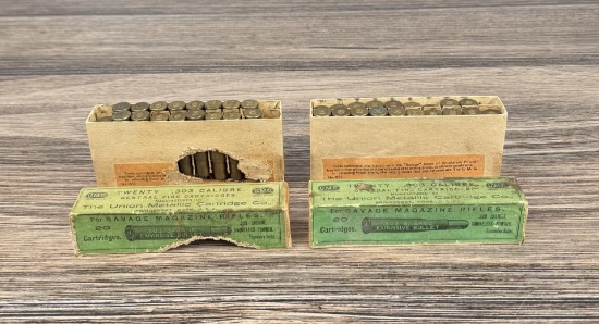 UMC .303 Savage Magazine Rifle Ammo Boxes