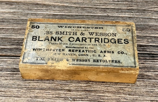Winchester .38 Smith & Wesson Ammo Box