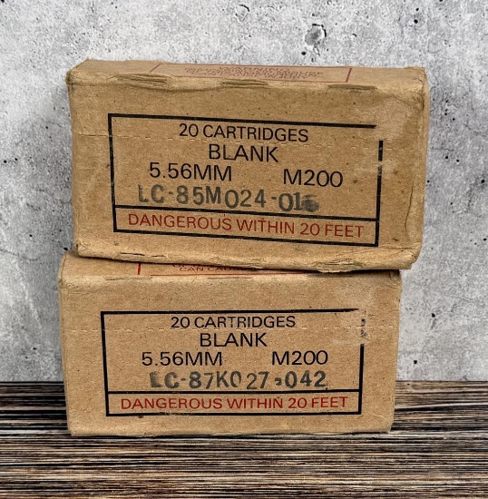 M200 5.56mm Blank Rifle Ammo