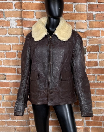 WW2 Winter Flight Bomber Jacket Heavy M-445A