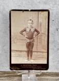 J.Burton Day Circus Acrobat Cabinet Photo
