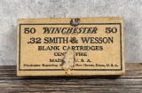 Winchester .32 Smith & Wesson Blank Ammo Box
