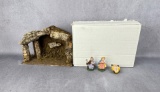 Italian Nativity Stable in Box