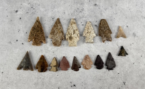 Ancient Native American Indian Arrowheads
