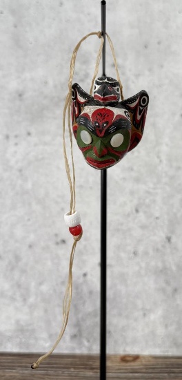 Haida Northwest Coast Indian Maskette Necklace