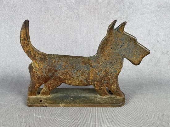 Cast Iron Scottie Dog Boot Scraper