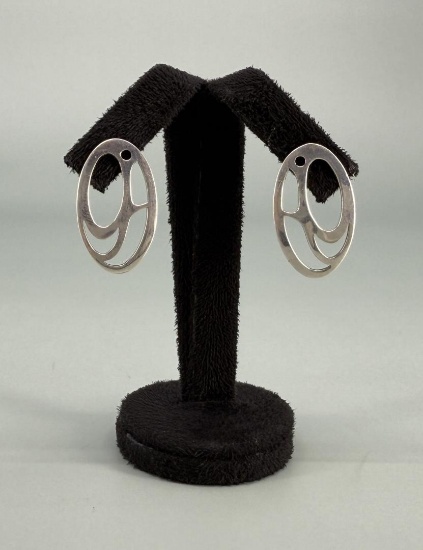 Val Malesku Cree Sterling Silver Earrings