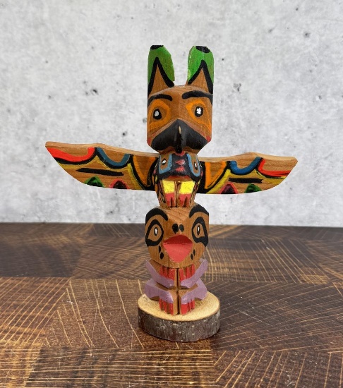 Northwest Coast Native American Indian Totem Pole
