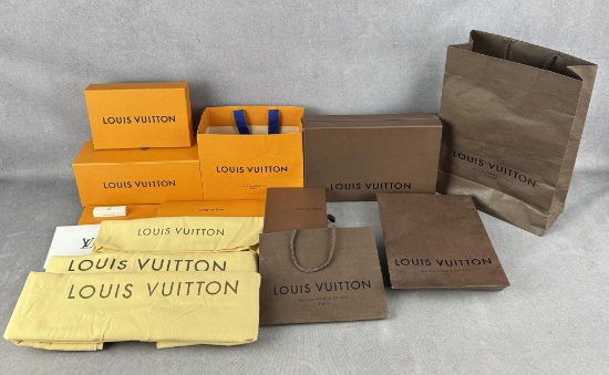 Collection of Louis Vuitton Boxes and Bags