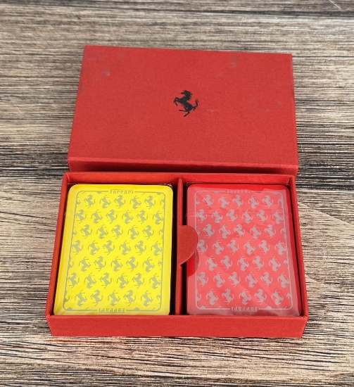 Ferrari Double Deck Playing Cards Set