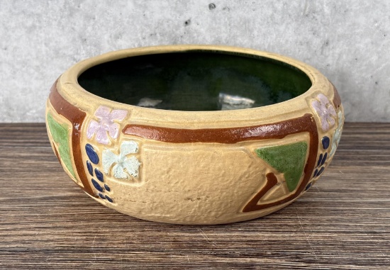 Roseville Mostique Arts & Crafts Pottery Pot