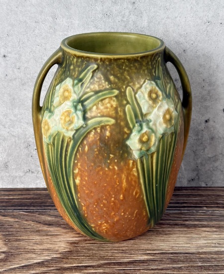 Roseville Pottery Jonquil Daffodil Vase