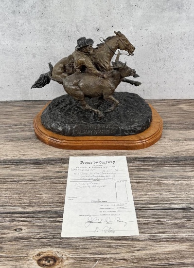 Jay Contway Champion Calgary Stampede Bronze