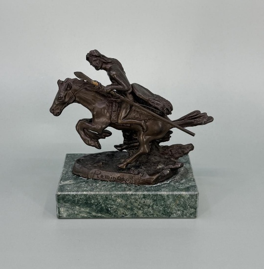 Frederic Remington Cheyenne Bronze