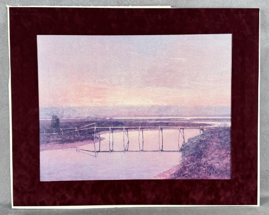 Russell Chatham Evening Marsh Print