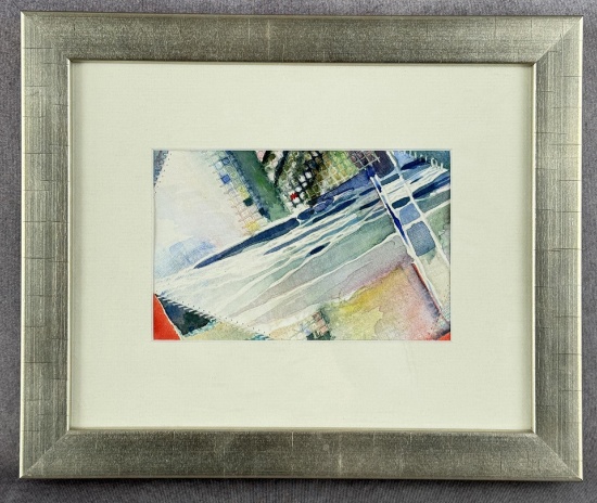 L.A. Lamie Indiana Mixed Media Painting
