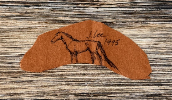 Joyce Lee Pen and Ink Horse Drawing