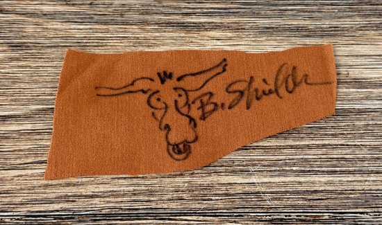 Bonnie Shields Pen and Ink Cow Drawing