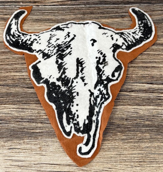 Charles M Russell Montana Skull Society Patch