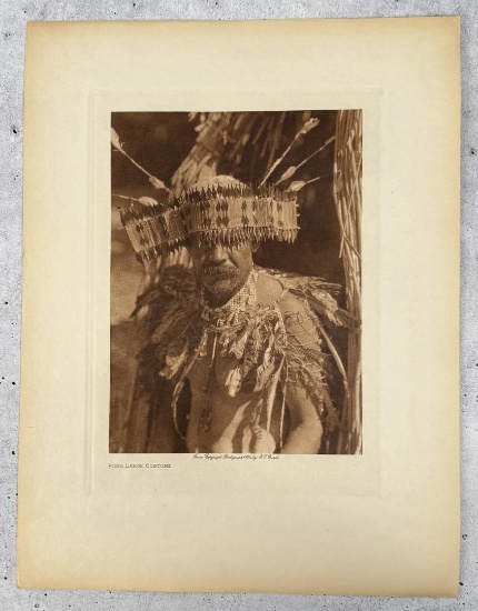 Edward Curtis Photogravure Pomo Dance Costume
