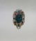Rhinestone Costume Jewelry Rhinestone Fur Clip