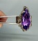 Sterling Silver Amethyst Ring