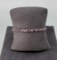 14k Gold Amethyst Tennis Bracelet