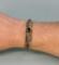 Sterling Silver Multi Stone Bangle Bracelet