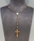 Vintage Terra Santa Wood Rosary