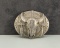 Siskiyou Buffalo Skull and Feathers Belt Buckle