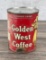 Golden West Coffee Tin Can