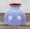 Antique Cranberry Flash Opalescent Lampshade