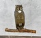 Folk Art Wood Owl Decoy