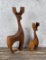 Del Zotto Studios Mid Century Wood Reindeer