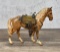 Painted Spelter Carnival Horse