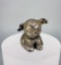 Griswold Bucki Ribbons Cast Iron Pup Paperweight