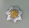 California Security Officer Police Badge