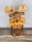 Montana Made Chainsaw Moose Welcome Sign