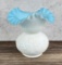 Kanawha Ruffled Glass Grape Vase