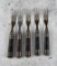 Civil War Pewter Inlaid Dinner Forks