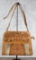 Vintage Mexican Cowgirl Tooled Leather Purse