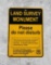 USFS US Forest Service Montana Land Survey Sign