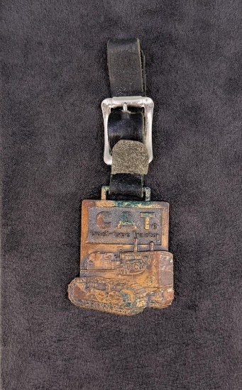 Montana Caterpillar Tractor Watch Fob