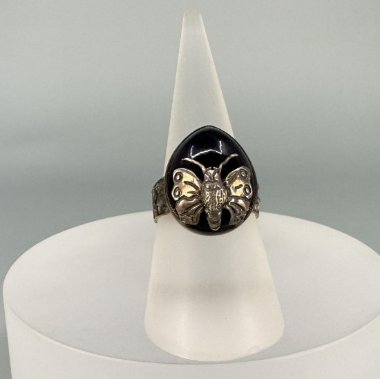 Amy Kahn Russell Sterling Silver Butterfly Ring