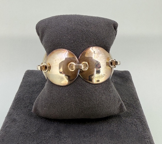Robert Lee Morris Sterling Silver Disc Bracelet