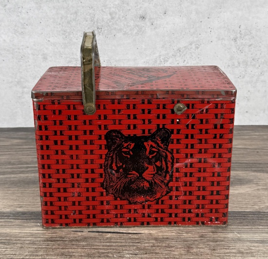 Tiger Plug Cut Tobacco Tin