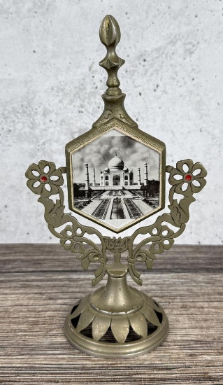 Taj Mahal Perfume Bottle Flip Mirror