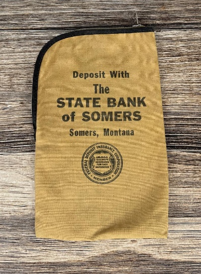 State Bank of Somers Montana Bank Bag
