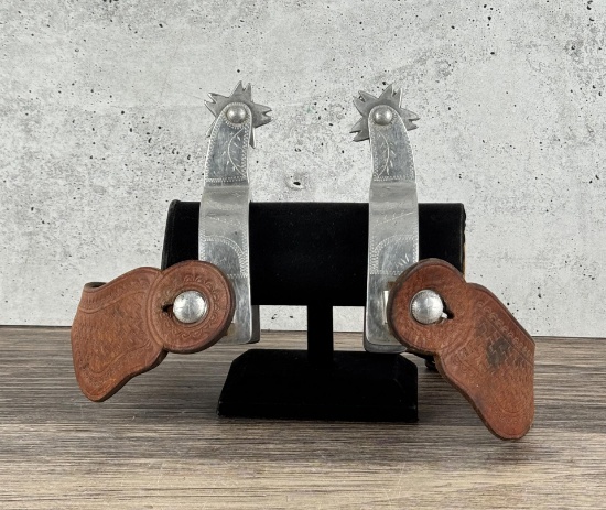 Crockett Aluminum Montana Cowboy Spurs